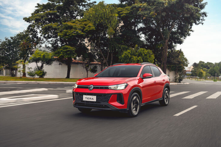 Novo VW Tera recebe 5 estrelas no Latin NCAP e redefine padrões de segurança entre SUVs