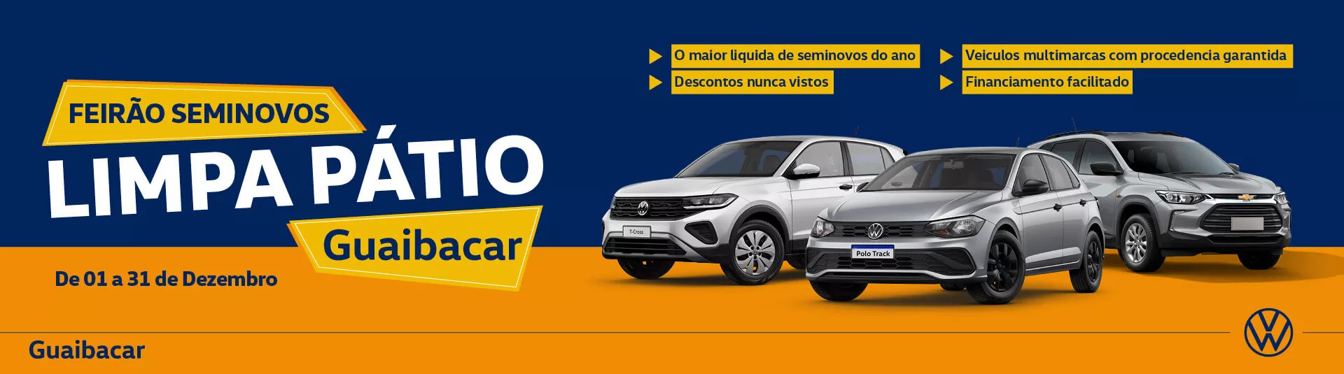 Seu seminovo está na Guaibacar