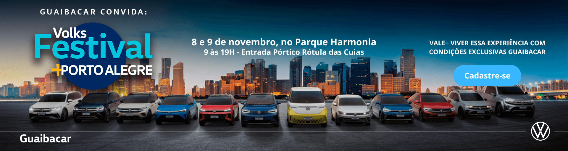 Volks festival é com a Guaibacar